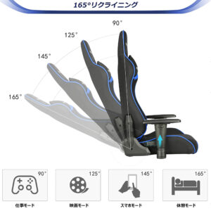 モデル⑤：ゼウス Air ZAISU (ゲーミング座椅子/通気メッシュ)説明2